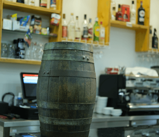 Café dentro do Restaurante